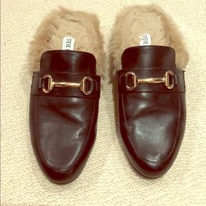 Steve Madden Furry Slides